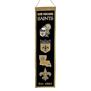 New Orleans Saints Heritage Banner 8'' x 32''