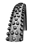Schwalbe Ice Spiker Pro HS 379 Studded Mountain Bike Tire (26x2.1, Winter Folding, Black Skin)