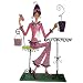 Jewelry : Cafe Girl Pink Purple Jewelry Organizer Earring Tree Photo Holder