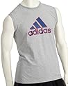 Adidas Herren SHIRT CORPORATE SLVLS, MEDGREHEA/POPPY