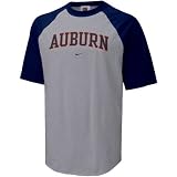 Nike - Nike Auburn Tigers Ash Classic Raglan T-shirt