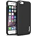 INSTEN Slim Fit Shock Absorbent Silicone Gel Soft Case for Apple iPhone 6 - Retail Packaging - Black