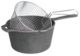 Lodge 2-1/2-Quart Cast Iron Deep Fryer Kit
