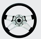Grant Products GRT-440: Steering Wheel, Challenger, Steel/Chrome, Foam/Black, 4-Spoke, 13.5 in. Diameter, Each