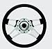 Grant Products GRT-440: Steering Wheel, Challenger, Steel/Chrome, Foam/Black, 4-Spoke, 13.5 in. Diameter, Each