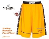 Spalding Basketball Play-off Short Men, gelb/schwarz