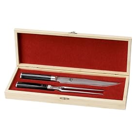 Shun Classic 2-Piece Boxed Carving Set by Shun