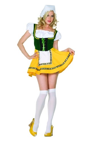 Adult Sexy Beer Garden Girl Costume Plus Size (16-18)