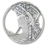 Sterling Silver Victorian Pin