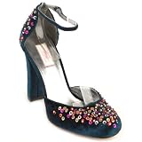 J Lo by Jennifer Lopez Darling Teal high-heels by JLO
