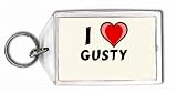 I Love Gusty Keychain