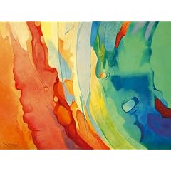 Kunstdruck "poco a poco" (R. Rauchalles) - Leinwand mit Keilrahmen