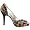 Jessica Simpson Women's Josette Peep Toe D'orsay,Dk Cream/Tan Leopard,8 M US