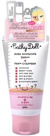 Karmart Cathy Doll Aura Whitening Serum Foam Cleanser 50 ml.