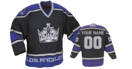 Buy ANYNAME #00 Los Angeles Kings CCM 550 Series Replica NHL Hockey Jersey (NHLPA Certified Custom Sewn...