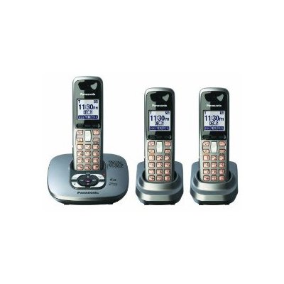 Panasonic Dect 6.0 Dark Grey Cordless Phone with Answering Machine (KX-TG6433M)