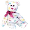 Ty Beanie Babies Kissme the Valentines Bear Retired