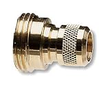 LR Nelson Brass Quick Connector, Male 2-Piece #N109MC