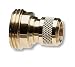 Nelson Brass Quick Connector, Male 2-Piece #N109MC