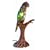Tiffany-style Parrot Accent Lamp