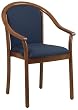 Stacking Leg Chair 2 Pack With Upholstered Back Cherry By Office Star Furniture