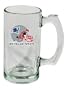New England Patriots Beer Mug: 13oz Glass Sports Tankard