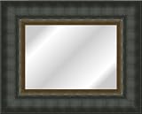 Review ArtToFrames  / 16x20 / 16 x 20 Mirror Frame Distressed Black w/ Gold Lip .. 3.75'' wide