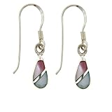 Sterling Silver Mother Of Pearl Dangle Earrings