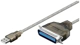 Wentronic USB zu parallel Konverter (USB A-Stecker auf 36 polig Centronics Buchse)