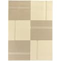 Large Squares Contemporary Rug - Ivory (Rectangle)