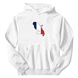 Sweatshirt White  Martinique Map Color  Country