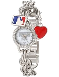 Game Time Womens MLB-CHM-PIT Charm MLB Series Pittsburgh Pirates 3-Hand Analog Watch