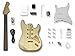 BexGears DIY Electric Guitar Kits, okoume Body maple neck & composite ebony fingerboard