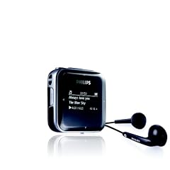 Philips SA 2820 Tragbarer MP3 Player 2 GB USB 2.0 OLED-Display schwarz