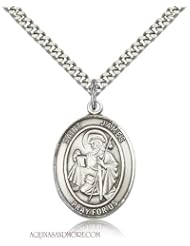 St. James the Greater Large Sterling Silver Medal