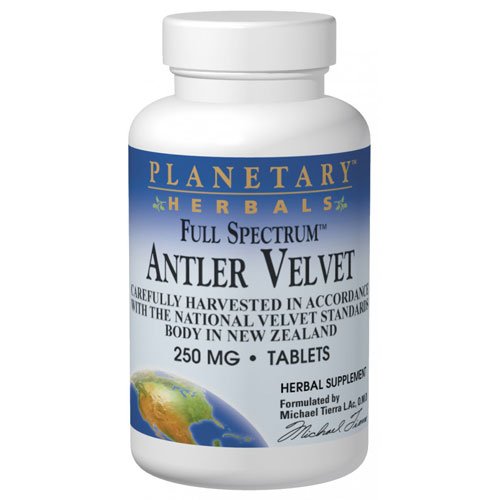 Planetary  Herbals,  Full Spectrum Antler Velvet, 250 mg,  60 tablets
