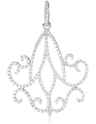 Katie Decker "Tulip" 18k White Gold and Diamond Pendant Necklace
