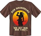 Shirt Zauber Fun T-Shirt - Mein Indianername: Der mit dem Bier tanzt