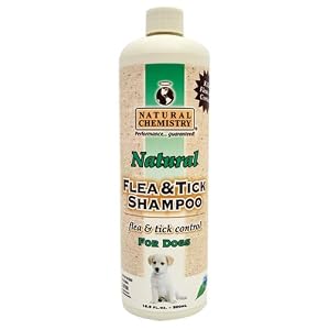 Natural Flea & Tick Shampoo for Dogs - 16.9 oz