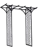Panacea 89089 Black Garden Arbor 84x75x26