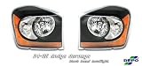 04-06 DODGE DURANGO HEADLIGHT BLACK BEZEL