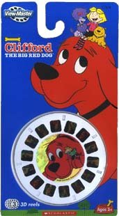 Childrens Toyshop  Toys : CLIFFORD - The Big Red Dog - ViewMaster 3 Reel Set