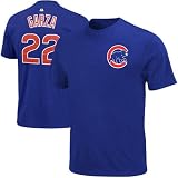 MLB Majestic Matt Garza Chicago Cubs #22 Player T-Shirt - Royal Blue (X-Large)