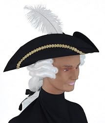 Kids Colonial Hat with Wig