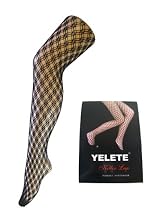 Yelete Killer Legs Fishnet Pantyhose - Spandex Seamless Women's Tights Pantyhose (828-FN002)