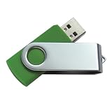 Produkt-Bild: 8GB Drehgelenk USB 2.0 High Speed gl&auml;nzender USB-Stick (8GB, Gr&uuml;n)