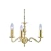 Kitchen & Housewares : Seville Polished Brass 3 Light Pendant 3 X 60 Watt Lamps E14