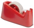 5 Star Tape Dispenser Desk Weighted Non-slip Capacity 25mm Width Red - Ref 920152