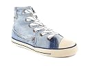 LEVIS HORSE RECY HI TOP TRAINERS DENIM