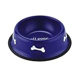 Gpet Dog Bowl 32 Ounce Made of Stainless Steel for Long Durability with Rubber Base That Bowls Wont Slip, Your Pet Can Use One for Water and One for Food Made for Puppy, Beautiful Dish (Set of 2)